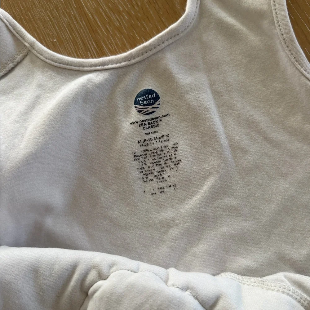 Nested Bean gray Sleep Sack sz medium 6-15 months